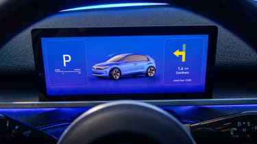 VW ID.2All concept interior - dashboard screen
