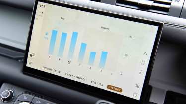 Land Rover Defender 110 County - efficiency screen