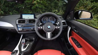 BMW M240i Convertible  interior