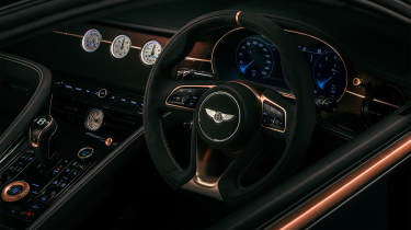 Bentley Batur &#039;The Black Rose&#039; - steering wheel