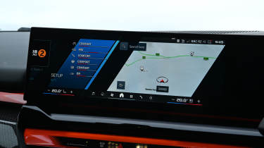 BMW M5 - infotainment screen