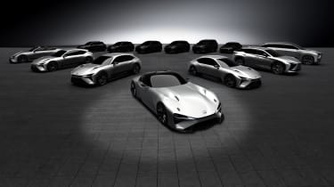 Lexus EV concept line up