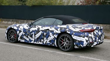 Maserati GranCabrio (camouflaged) - rear angled