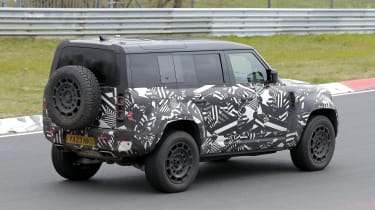New Land Rover Defender Octa testing - rear cornering 