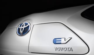 Toyota electric car badge