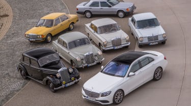 70 years of Mercedes E-Class - group 3
