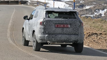 2024 Dacia Duster (camouflaged) - rear tracking