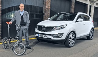 Kia Sportage and James Burnay