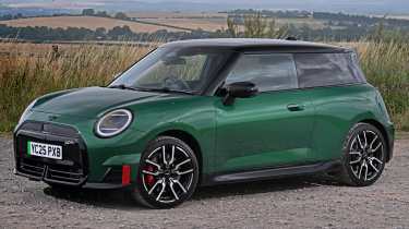 MINI JCW Electric - static front angled