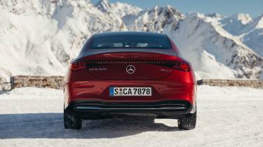 Mercedes CLA 220 Hybrid - full rear