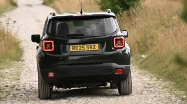 New Jeep Renegade North Star - off-road driving, rear