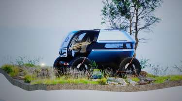 Verne self-driving robo-taxi - future off-road prototype