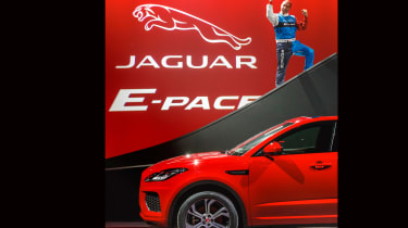 Jaguar E-Pace barrel roll world record stunt - pictures 