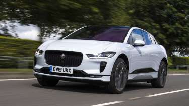 Used Car Hunter - comfy EVs for commuting for £30k, Jaguar I-Pace front tracking 