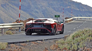 Lamborghini Aventador SV spied 2
