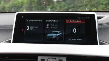 BMW X2 - iDrive infotainment system