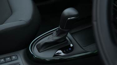 Toyota Aygo X testing in the UK - centre console and gear selector 