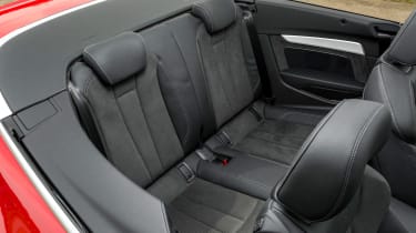 Audi S5 Cabriolet UK  rear seats