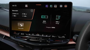 Cupra Tavascan – remaining battery and range