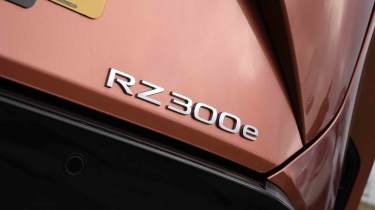 Lexus RZ 300e - badge detail