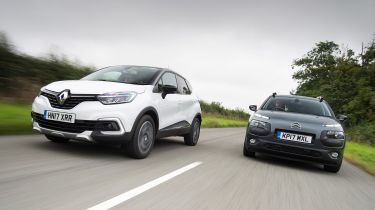 Renault Captur vs Citroen C4 Cactus - header