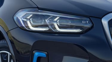 New BMW iX3 2021 facelift light