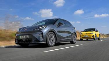Cupra Raval vs Renault 5 - front