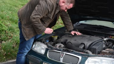 How a cheap used car could save you money - Rover bonnet