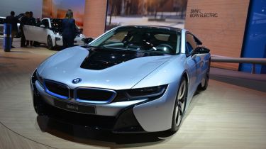 BMW i8 front at Frankfurt