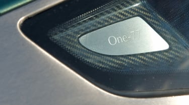 Aston Martin One-77 badge