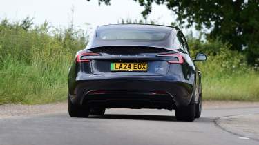Tesla Model 3 Performance - rear cornering