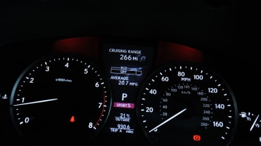 Lexus LS dials