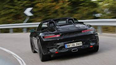 Porsche 718 Boxster prototyp rear