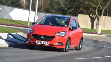 Vauxhall Corsa Red Edition - front cornering