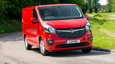 Vauxhall Vivaro cornering