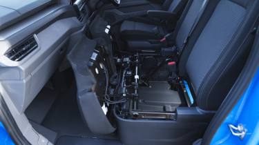 Volkswagen Transporter - under-seat storage