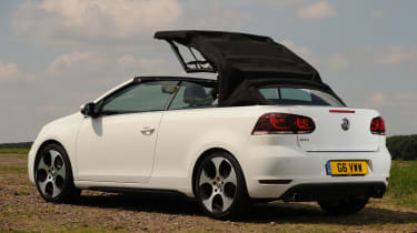 VW Golf GTI Cabriolet roof