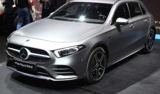 Mercedes A250e - front 3/4 static Frankfurt