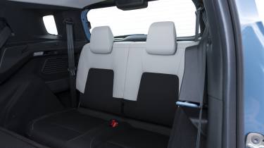Citroen C3 Aircross being driven in the UK - third row of seats