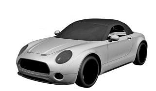 MINI sports car patent sketch