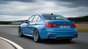 BMW M3 2014 rear action