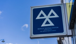 Mot testing centre sign