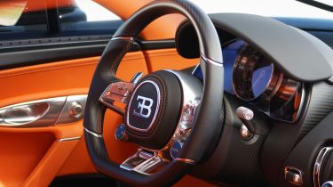 Bugatti Chiron - steering wheel