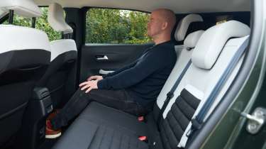 Alex Ingram sat in the Citroen C3 Aircross