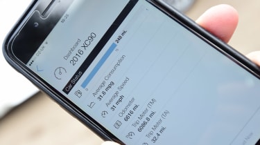 Volvo XC90 long term - iphone app