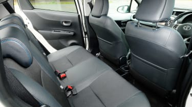 Toyota Yaris Hybrid rear seats