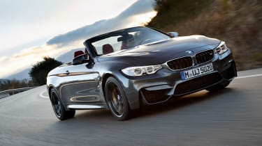 BMW M4 Convertible front driving