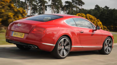 Bentley Continental GT V8 rear tracking