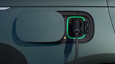 Range Rover Electric charging flap