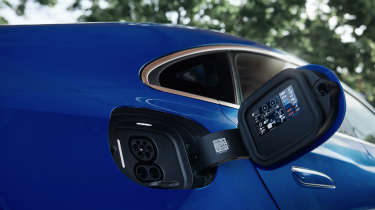 Mercedes CLA with EQ Technology - charging port
